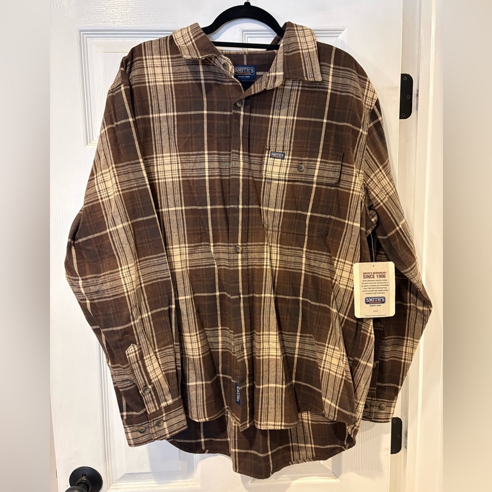 Tags on! Smith's Flannel Shirt
